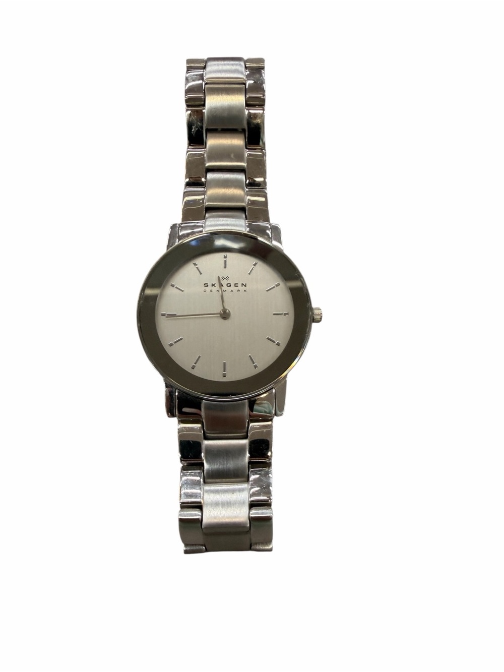 Skagen Silver Stainless Steel Minimalist Bracelet Watch